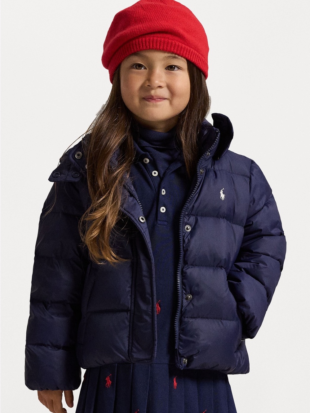 🧸♥️🧸 Polo Ralph Lauren Kids quilted hooded puffer jacket size S (7)